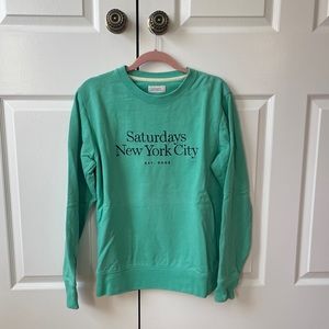 saturdays new york city crew neck sweatshirt